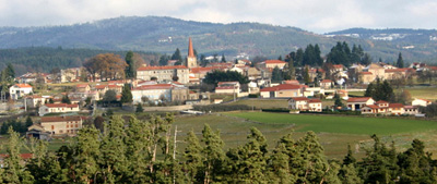 photo de la ville d'Usson en Forez